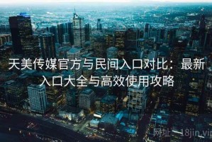 天美传媒官方与民间入口对比：最新入口大全与高效使用攻略