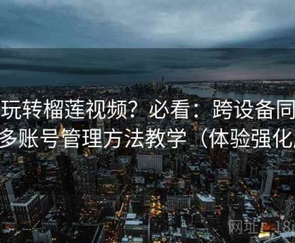 想玩转榴莲视频？必看：跨设备同步与多账号管理方法教学（体验强化版）