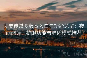 天美传媒多版本入口与功能总览：夜间阅读、护眼功能与舒适模式推荐