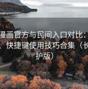 妖精漫画官方与民间入口对比：辅助功能、快捷键使用技巧合集（长期维护版）