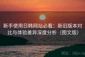 新手使用日韩网站必看：新旧版本对比与体验差异深度分析（图文版）