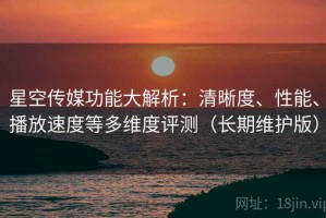 星空传媒功能大解析：清晰度、性能、播放速度等多维度评测（长期维护版）