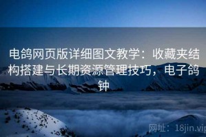 电鸽网页版详细图文教学：收藏夹结构搭建与长期资源管理技巧，电子鸽钟
