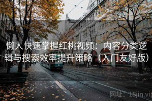 懒人快速掌握红桃视频：内容分类逻辑与搜索效率提升策略（入门友好版）