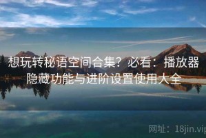 想玩转秘语空间合集？必看：播放器隐藏功能与进阶设置使用大全
