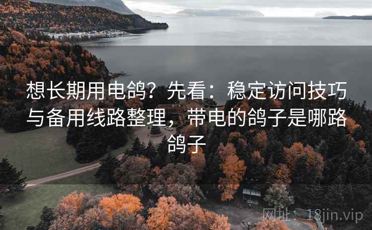 想长期用电鸽？先看：稳定访问技巧与备用线路整理，带电的鸽子是哪路鸽子
