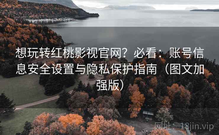 想玩转红桃影视官网？必看：账号信息安全设置与隐私保护指南（图文加强版）