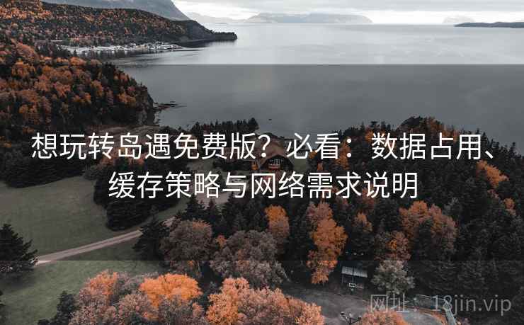 想玩转岛遇免费版?必看:数据占用、缓存策略与网络需求说明 想玩转岛遇免费版?必看:数据占用、缓存策略与网络需求说明