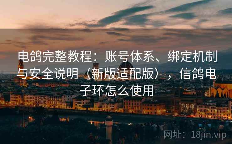 电鸽完整教程:账号体系、绑定机制与安全说明(新版适配版),信鸽电子环怎么使用 电鸽完整教程:账号体系、绑定机制与安全说明(新版适配版),信鸽电子环怎么使用