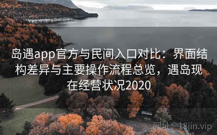 岛遇app官方与民间入口对比:界面结构差异与主要操作流程总览,遇岛现在经营状况2020 岛遇app官方与民间入口对比:界面结构差异与主要操作流程总览,遇岛现在经营状况2020